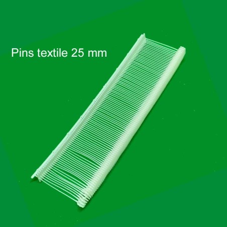 Pins textiles 25 mm