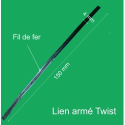 Lien twist armé 4x150 mm